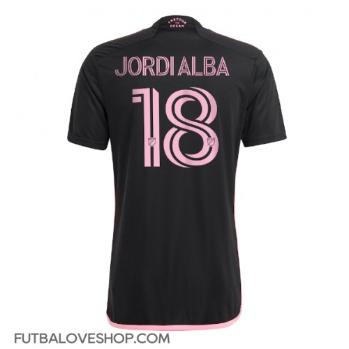 Dres Inter Miami Jordi Alba #18 Preč 2024-25 Krátky Rukáv